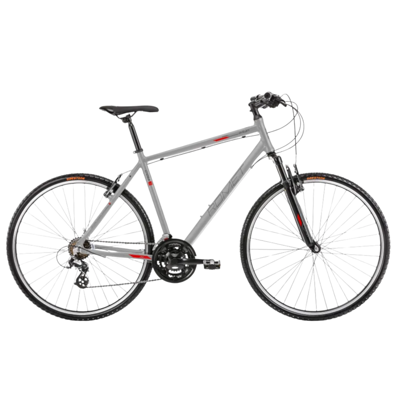 Vīriešu velosipēds ROMET Orkan M, pelēksarkans (XL)