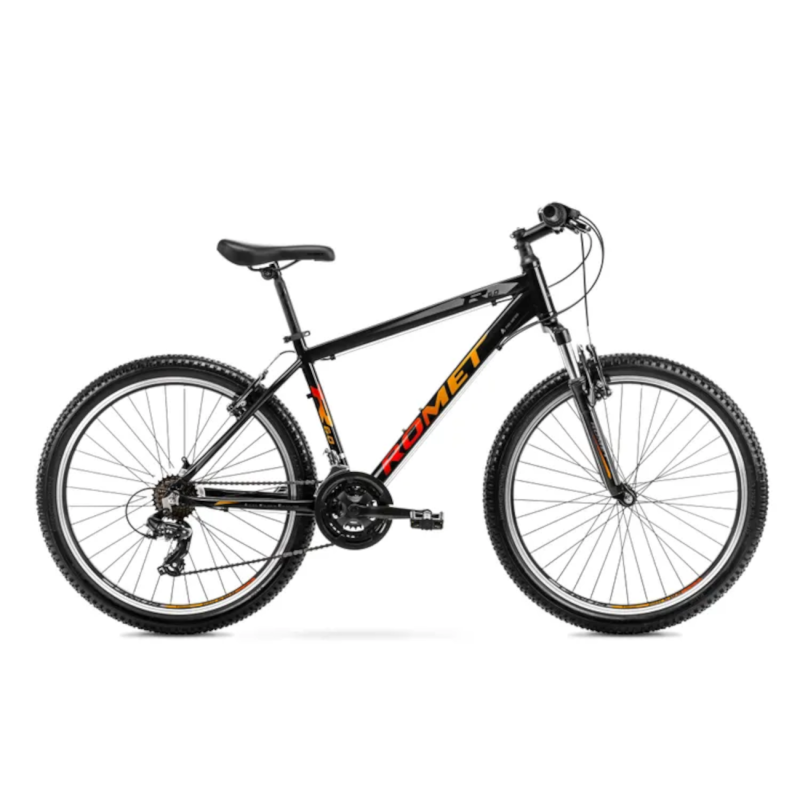 Velosipēds ROMET Rambler R6.0, 26" XL, melns-oranžs-sarkans