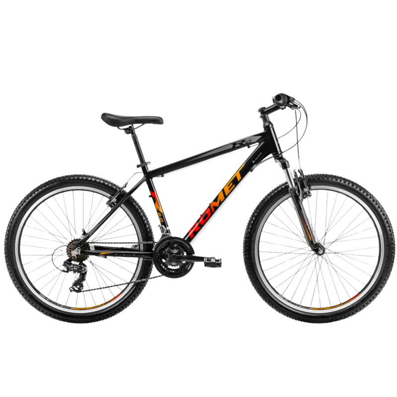 Velosipēds ROMET Rambler R6.0, 26" melns-oranžs-sarkans (L)