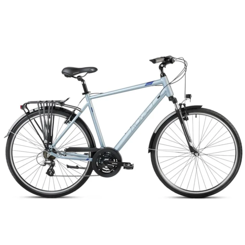 Hibrīda velosipēds ROMET Wagant 1, pelēkzils (M)