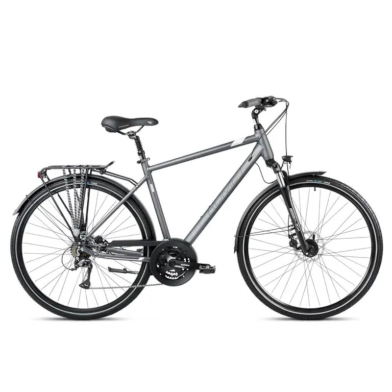 Hibrīda velosipēds ROMET Wagant 4, pelēkbalts (L)