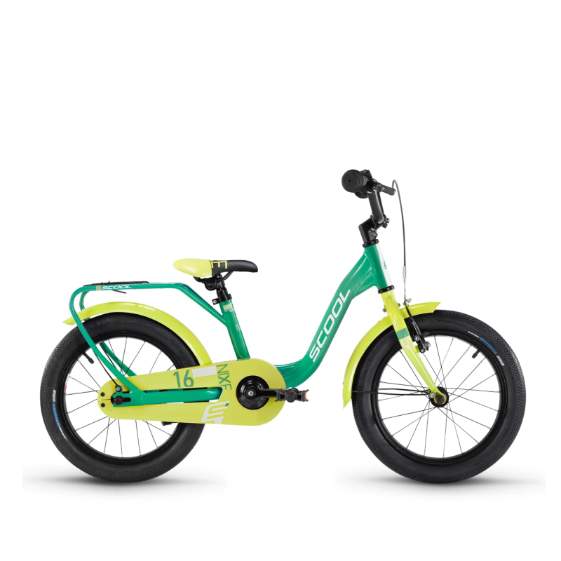 Bērnu velosipēds S´COOL niXe, 16" zaļš