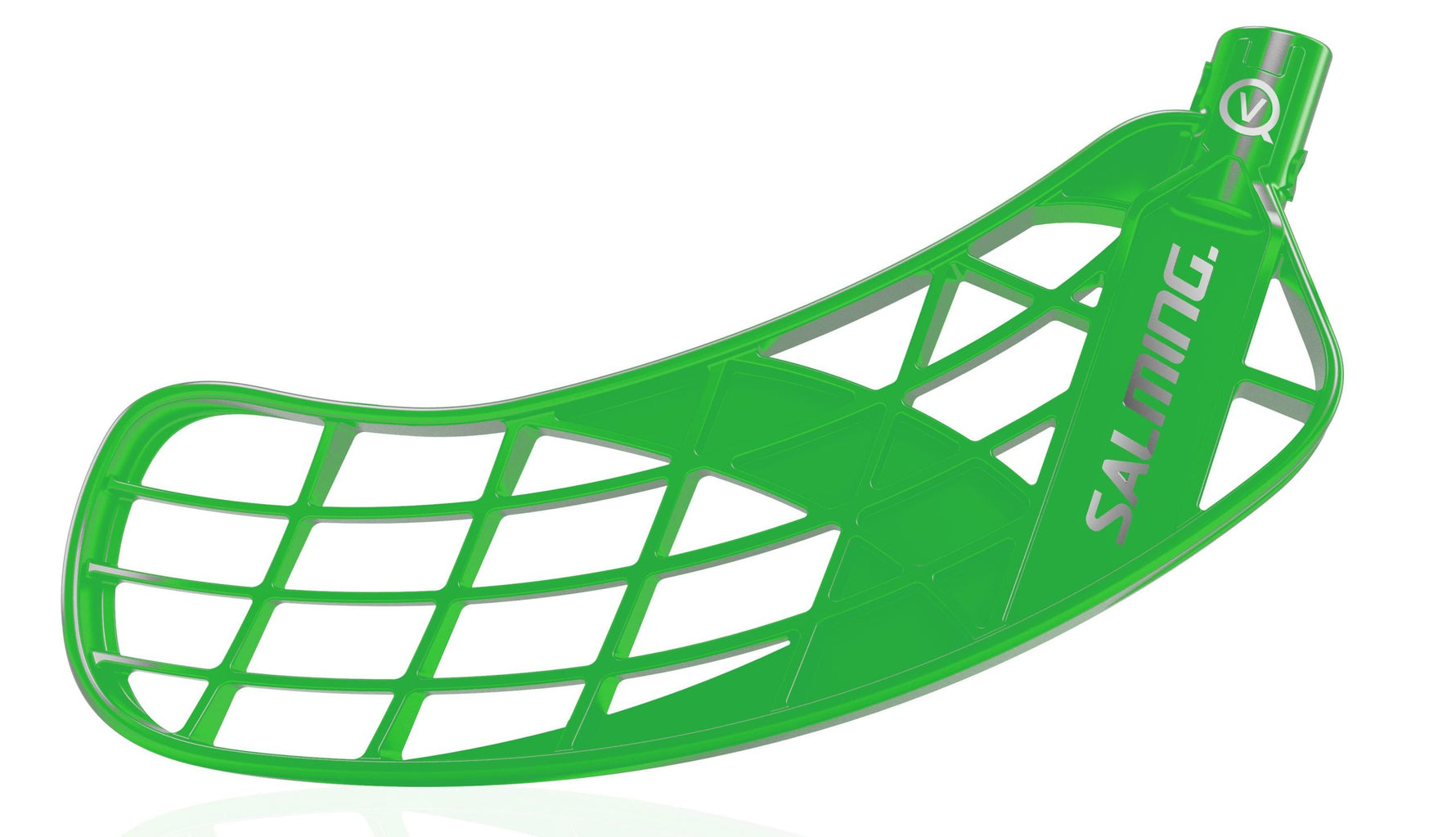 Salming Q5 Blade Poison Green florbola spēlētāja lāpstiņa (1116315B-6262)