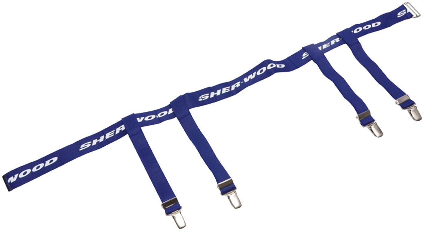 Sherwood Garter Belt Junior Blue hokeja spēlētāja zeķu josta (78301)