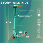 Skrejritenis Story Wild kids 2 (73–85 cm) Mint