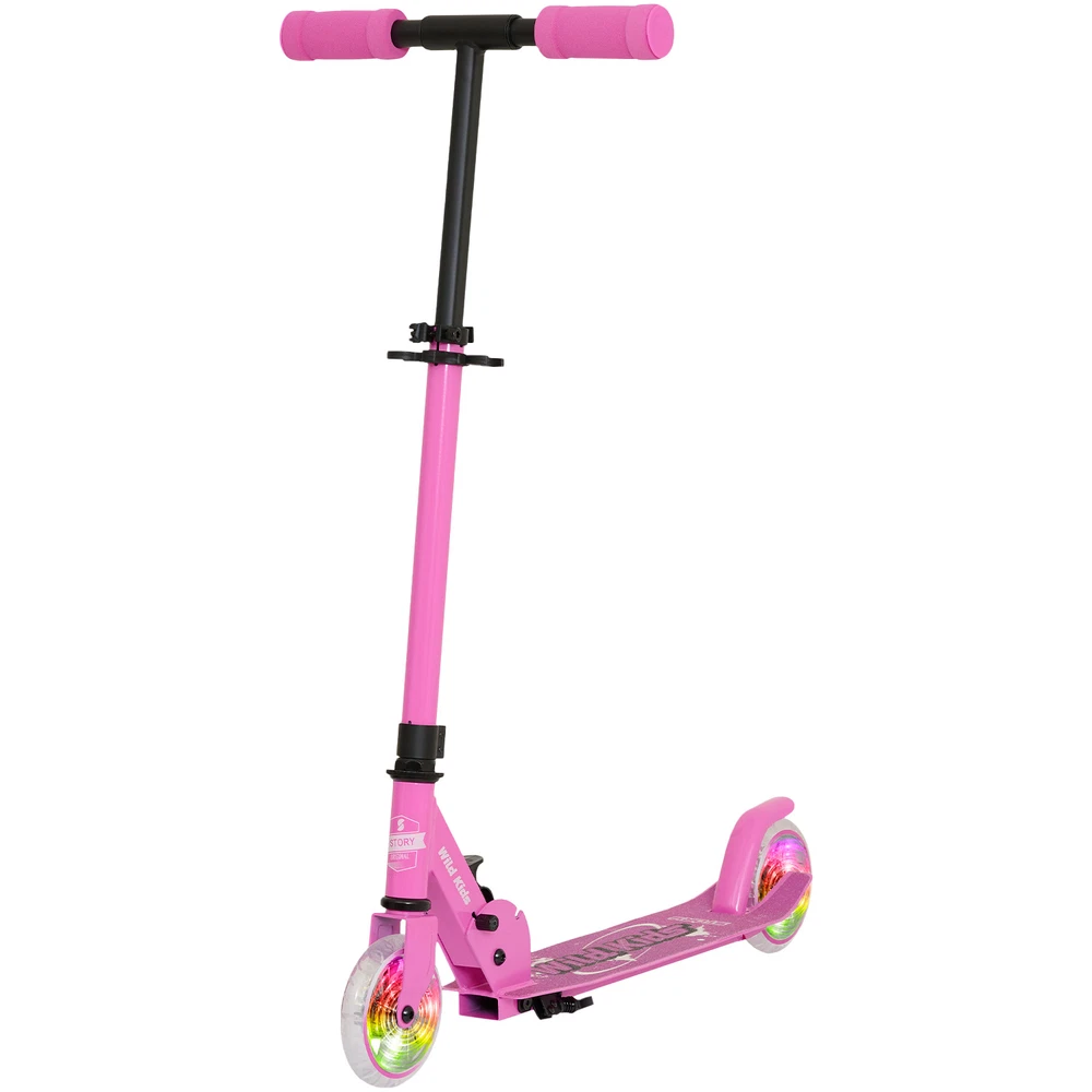 Skrejritenis Story Wild kids 2 (73–85 cm) Pink Led