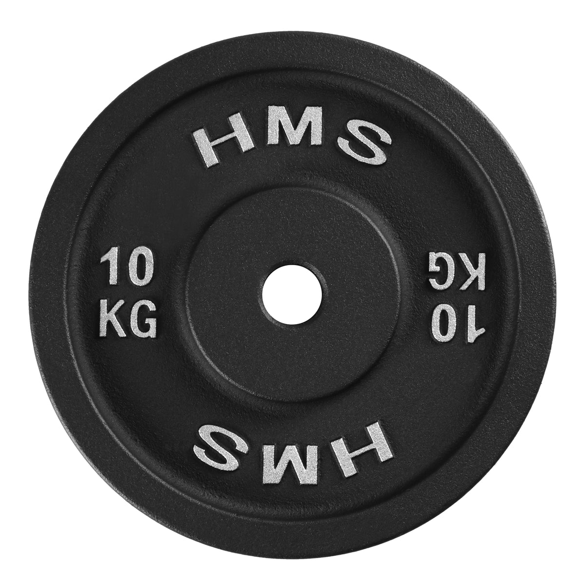 Tērauda svaru disks 30mm TCN10 MELNĀ PLĀKSNE 10 KG HMS
