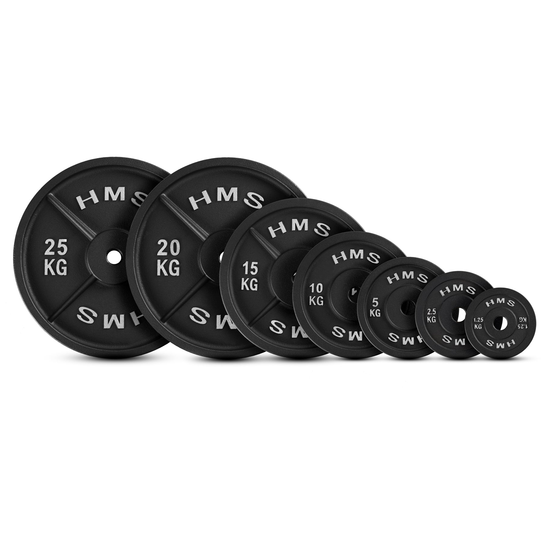 Tērauda svaru disks 30mm TCN25 MELNĀ PLĀKSNE 25 KG HMS