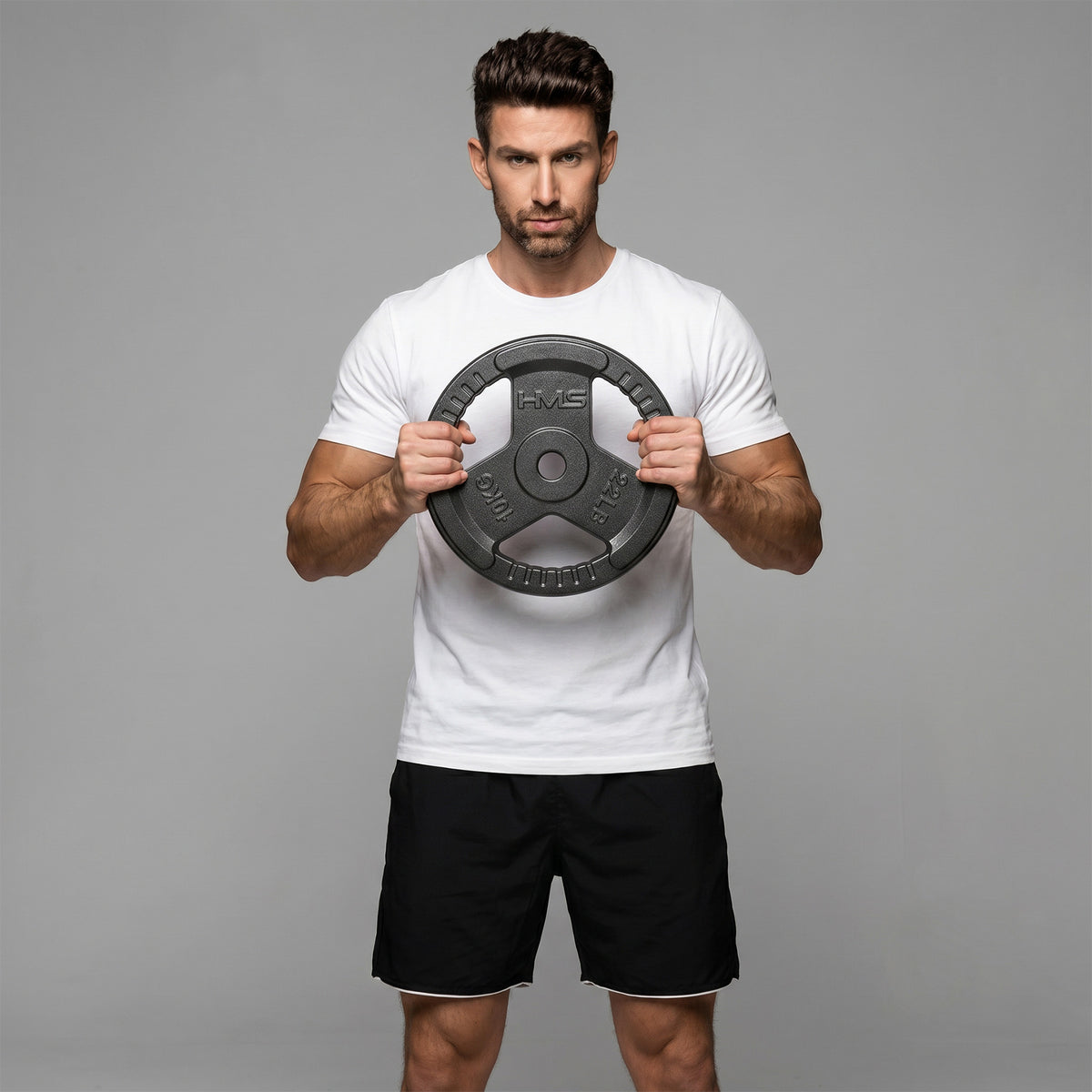 Tērauda svaru disks 30mm THM10 HAMMERTONE PLĀKSNE ANTRACITE 10 KG HMS