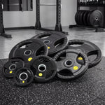 Gumijots svaru disks 50 mm TOK05 PRO OLYMPIC PLATE 5 KG HMS