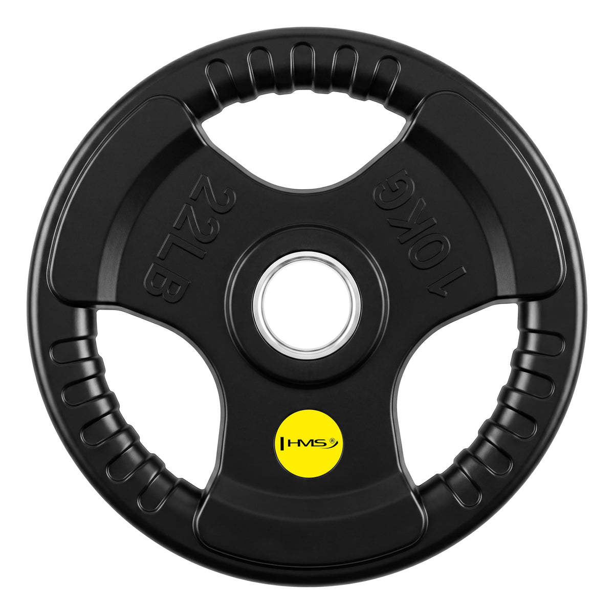 Gumijots svaru disks 50 mm TOK10 PRO OLYMPIC PLATE 10 KG HMS