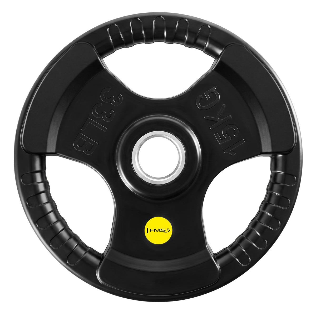 Gumijots svaru disks 50 mm TOK15 PRO OLYMPIC PLATE 15 KG HMS