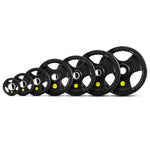 Gumijots svaru disks 50 mm TOK20 PRO OLYMPIC PLATE 20 KG HMS