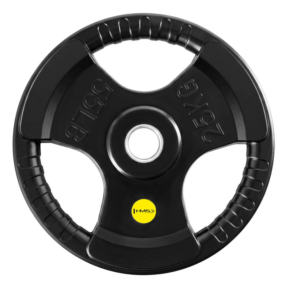 Gumijots svaru disks 50 mm TOK25 PRO OLYMPIC PLATE 25 KG HMS