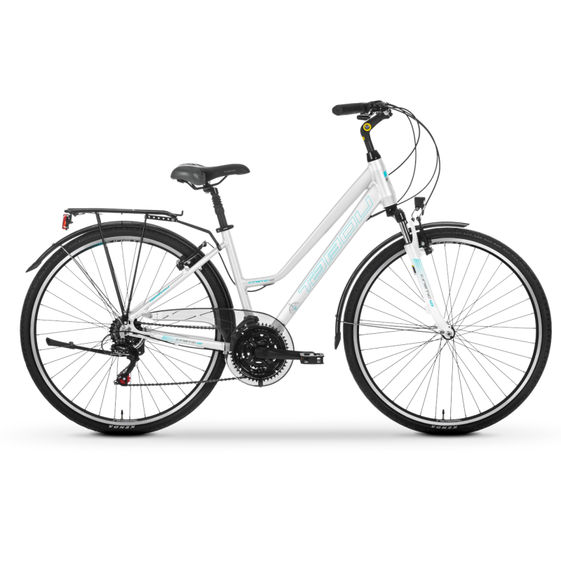 Sieviešu velosipēds TABOU KINETIC 1.0 W, 28" balti zils (M)