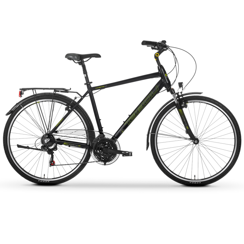Vīriešu velosipēds TABOU KINETIC 1.0, 28" melni zaļš (L)