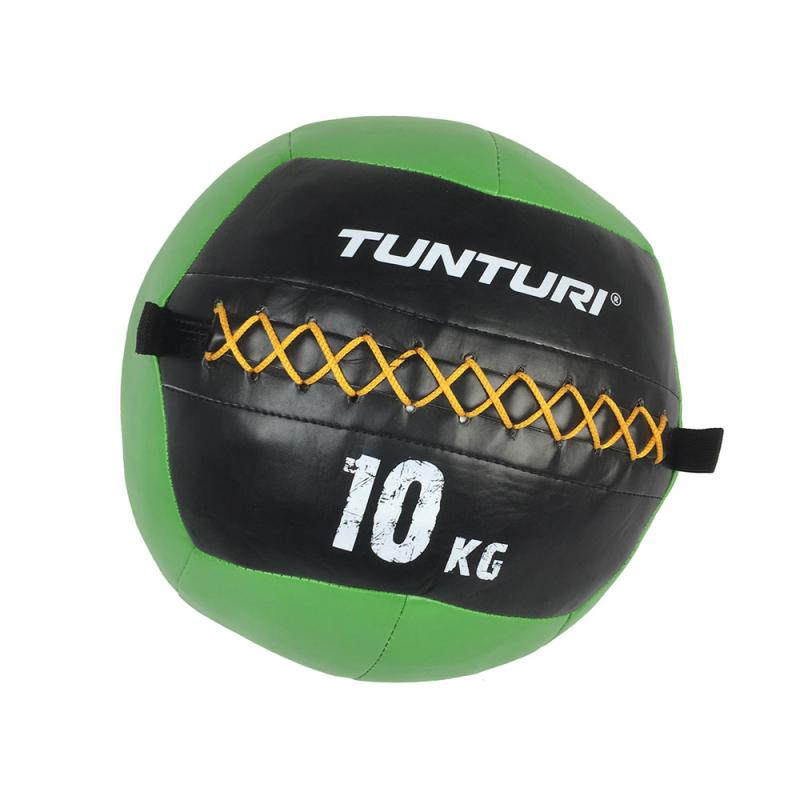 Pildīta bumba Tunturi Sienas bumba 10 kg, zaļa