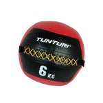 Pildīta bumba Tunturi Wall Ball 6 kg, sarkana