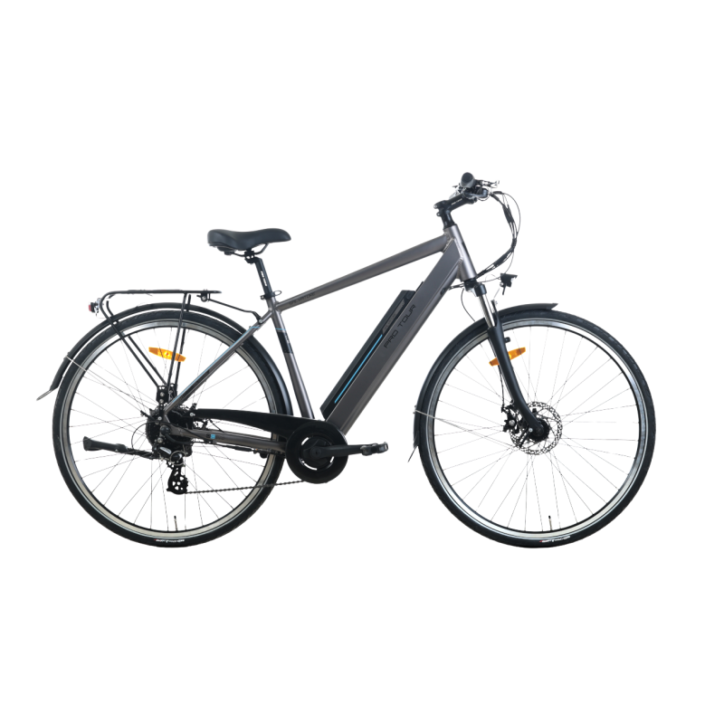 Elektriskais velosipēds TOTEM XC921 28", pelēks