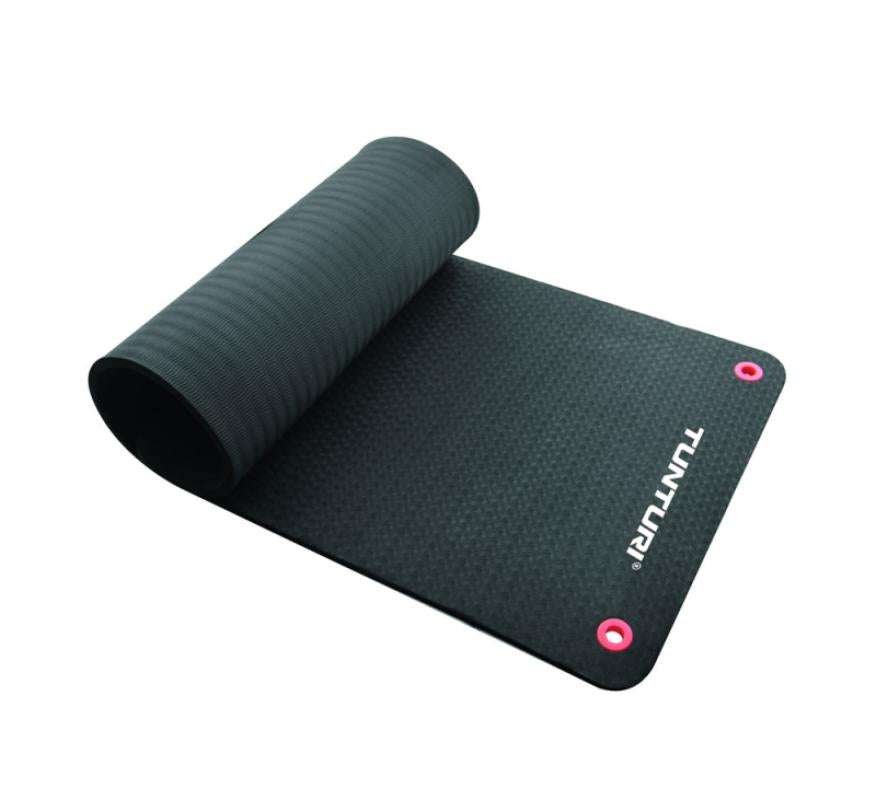 Vingrošanas paklājiņš TUNTURI Fitnessmat Pro, 140cm, melns