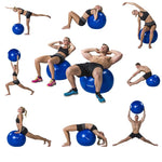 Vingrošanas bumba TUNTURI Gymball 65cm, sarkana