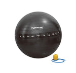 Vingrošanas bumba TUNTURI Gymball 75cm pretsprādziena, melna