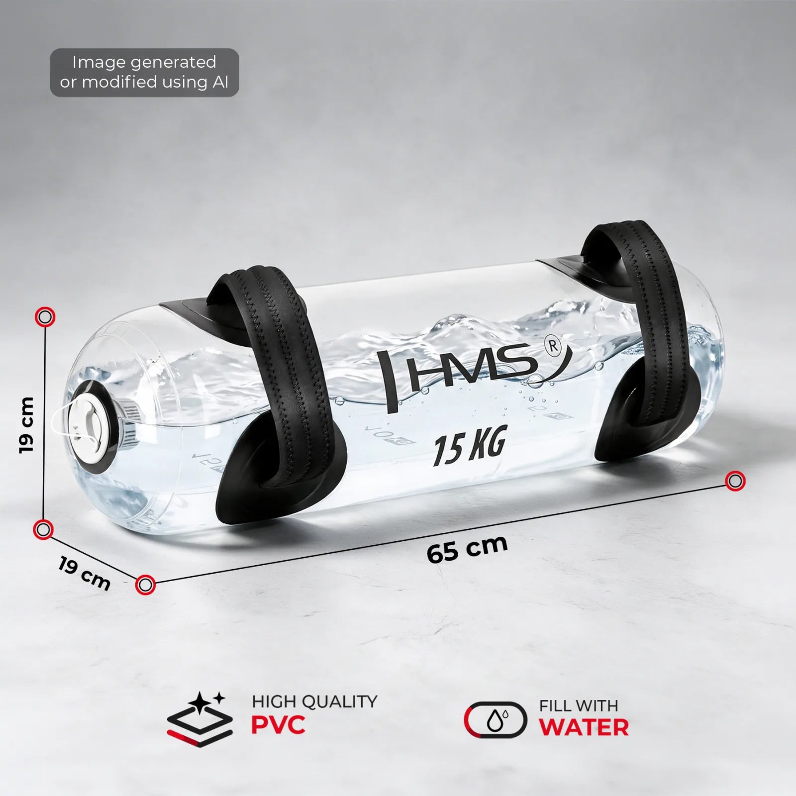 WAB15 AR ŪDENI PILDĀMA TRENIŅU SOMA AQUA POWERBAG 15 KG HMS