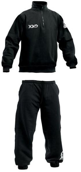 X3M Sweatsuit Sr Halfzip Black sporta treniņtērps (31996011)