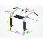 Pievilkšanās stienis  STONE LIGHT 3 IN 1 Black, up to 130kg