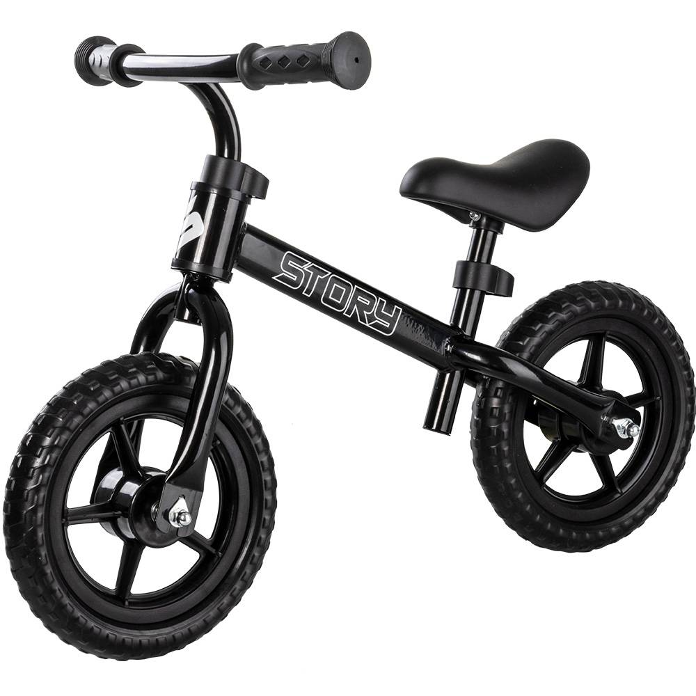 Balansa velosipēds Story Run Racer Melns