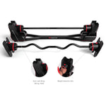 Regulējama svara taisnais un saliektais stienis BOWFLEX SelectTech 2080