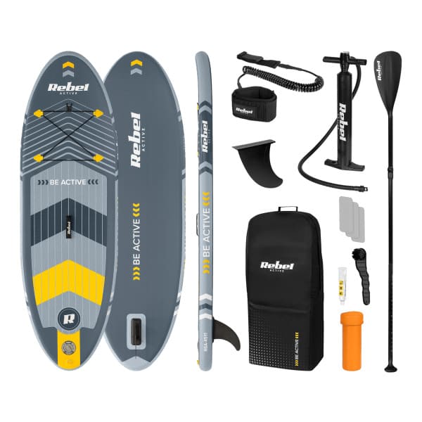 SUP dēlis REBEL ACTIVE piepūšamais 244x76x10, komplekts