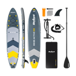 Sup dēlis piepūšams REBEL ACTIVE piepūšamais SUP dēlis 350x81x15cm, komplekt