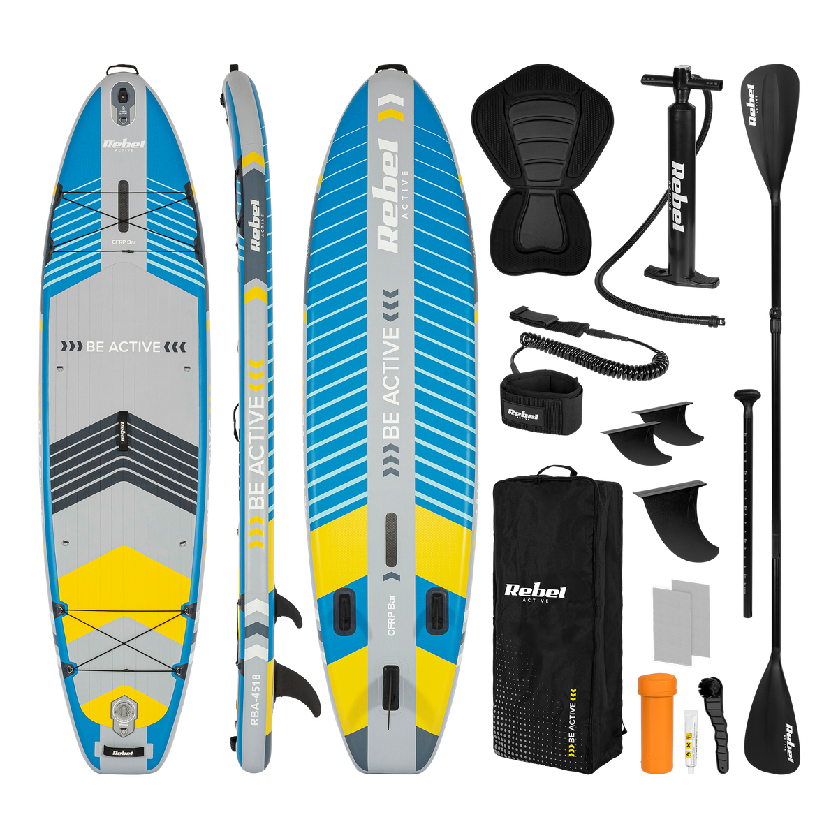 REBEL ACTIVE PRO RBA-4518 SUP dēlis - zils