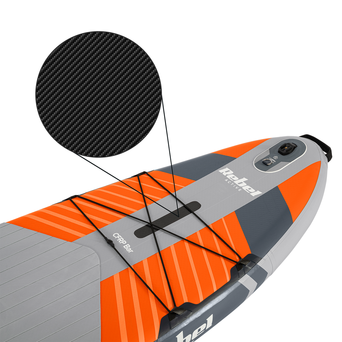 REBEL ACTIVE PRO RBA-4518 SUP dēlis - oranžs