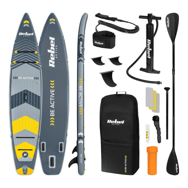 SUP dēlis REBEL ACTIVE PRO Touring, 381x81x15, komplekts