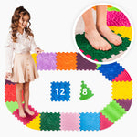 Masāžas paklājiņš Ortek Dinosaurs Puzzle 12 elementi + 8 trīsstūri