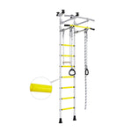 Sporta komplekss (vingrošanas siena) ROMANA Econom 2 zaļi-dzeltens, 243-280x41 cm