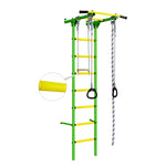 Sporta komplekss (vingrošanas siena) ROMANA Econom 2 zaļi-dzeltens, 243-280x41 cm