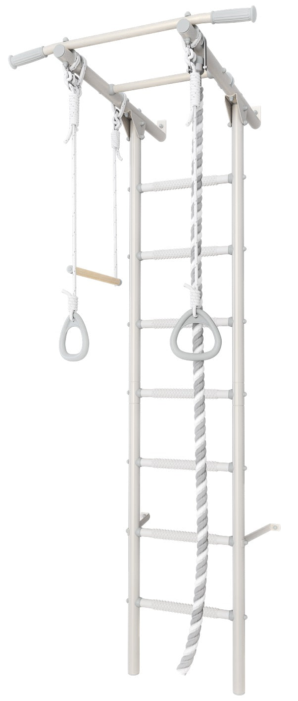 Sporta komplekss (vingrošanas siena) ROMANA Econom 2 zaļi-dzeltens, 243-280x41 cm