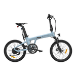 Saliekams elektriskais velosipēds ADO A20S AIR ar priekšējo piekari, zils