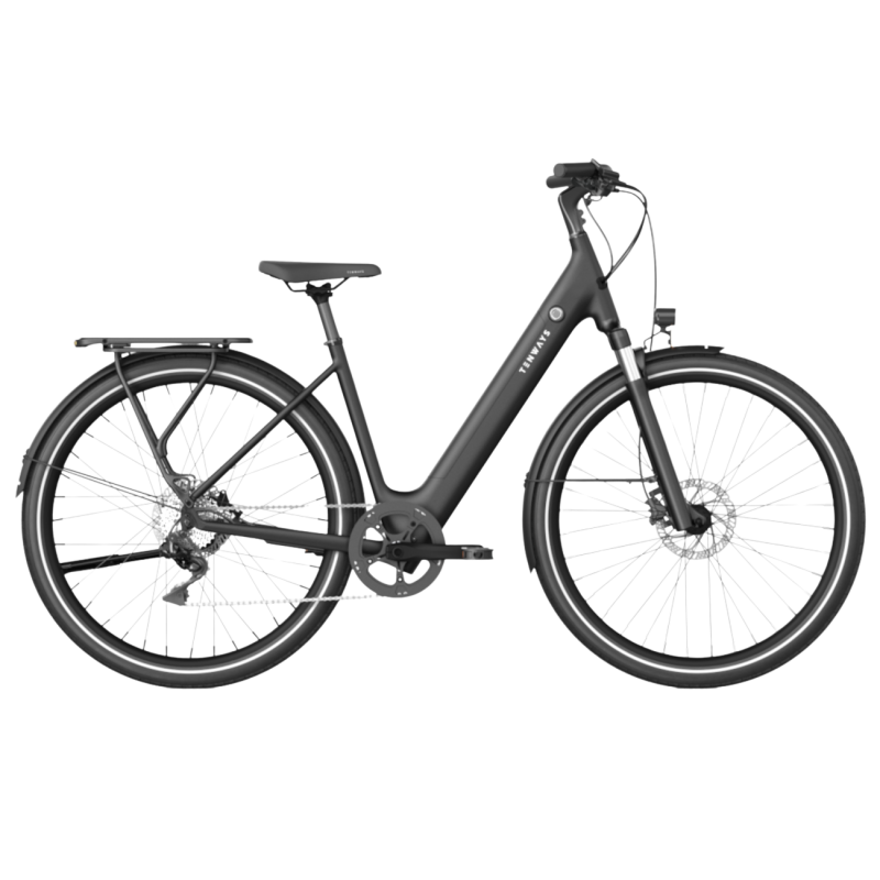 Elektriskais velosipēds TENWAYS CGO800 Plus (2025) Midnight Black