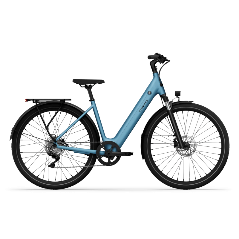 Elektriskais velosipēds TENWAYS CGO800 Plus (2025) Sky Blue