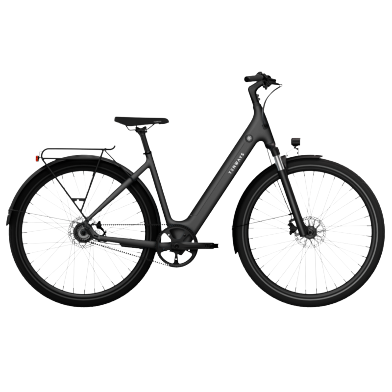 Elektriskais velosipēds TENWAYS CGO800S (2025) Midnight Black