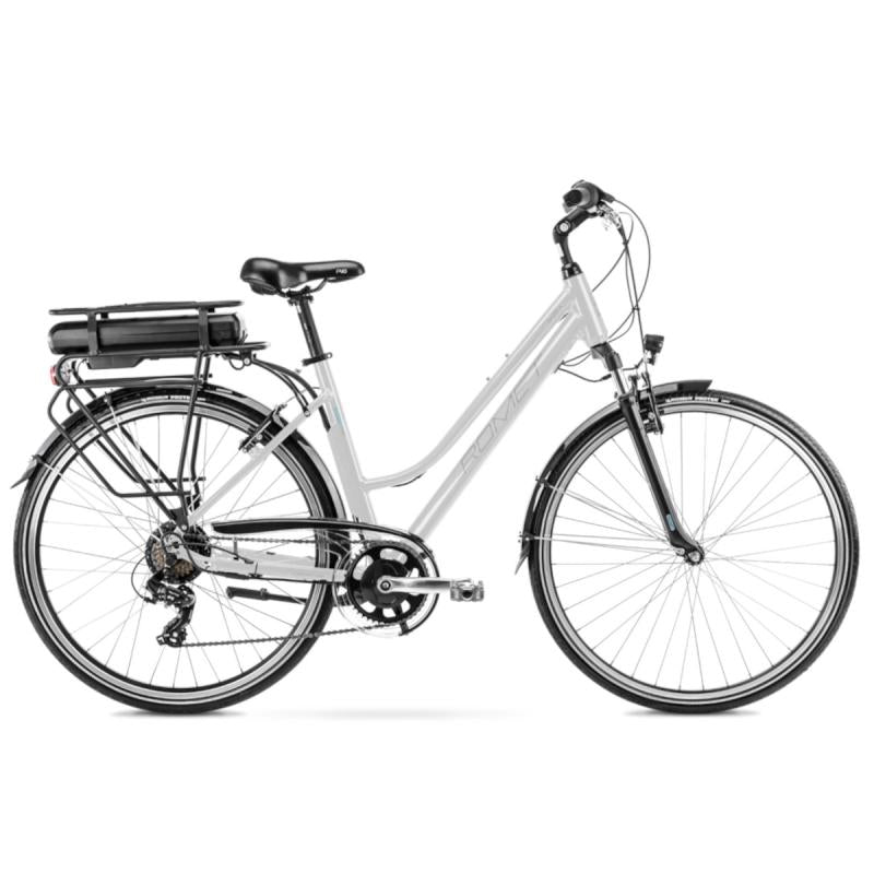 Elektriskais velosipēds ROMET Gazela 2 RM, pelēks (L)