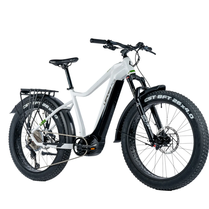 Elektriskais velosipēds LEADER FOX Brasa 26": balts (L)