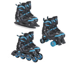 Skrituļslidas/slidas Enero Lemon 3w1 30-33 black  blue