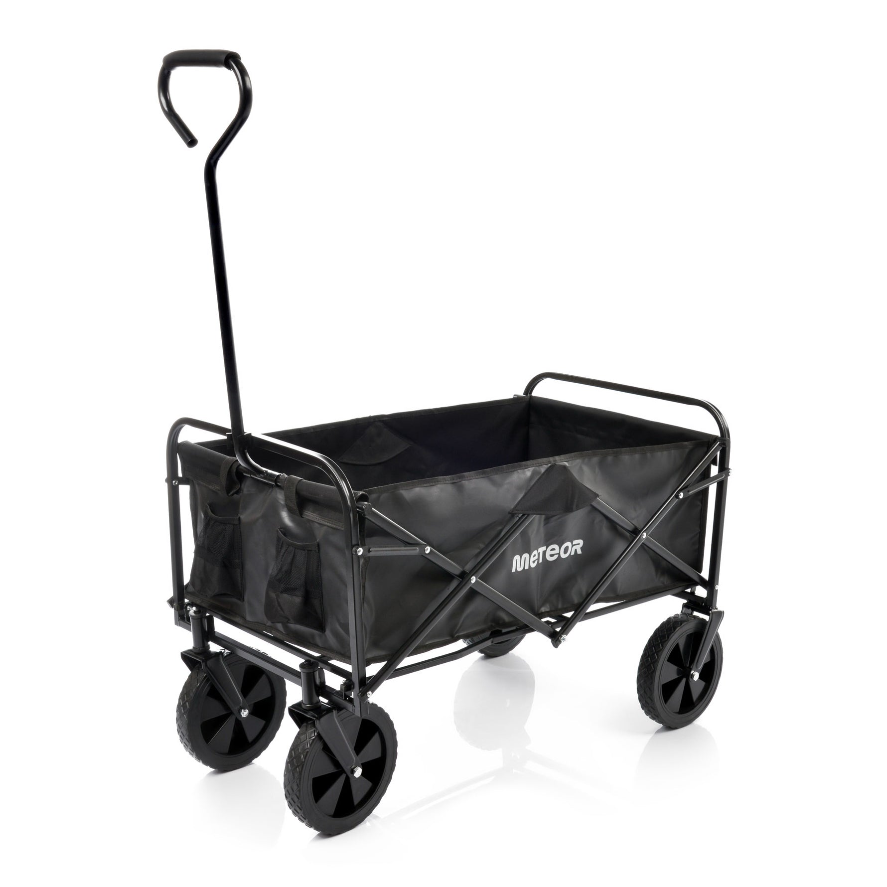 Meteor saliekamie ratiņi X-200 melni