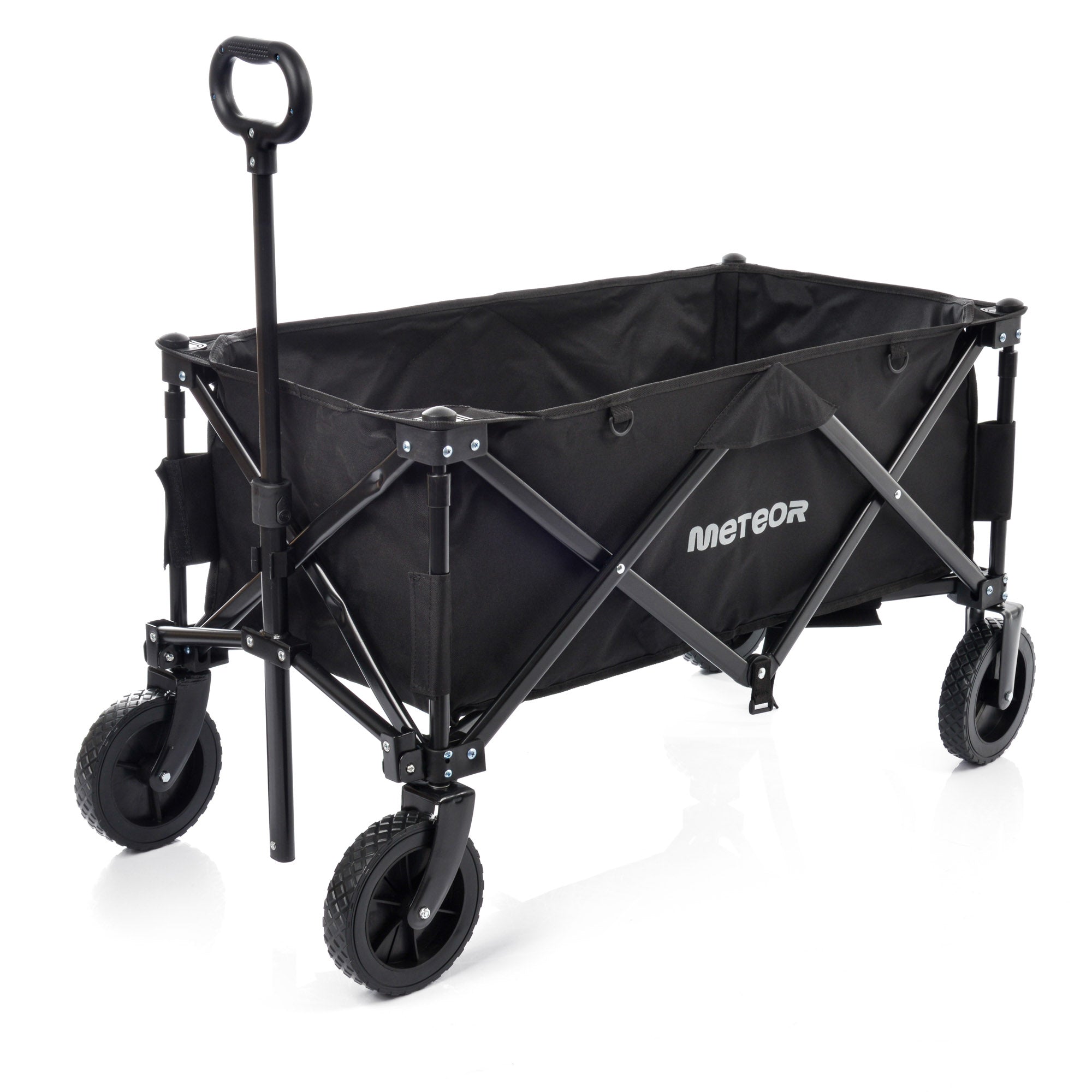 Meteor saliekamie ratiņi X-300 melni