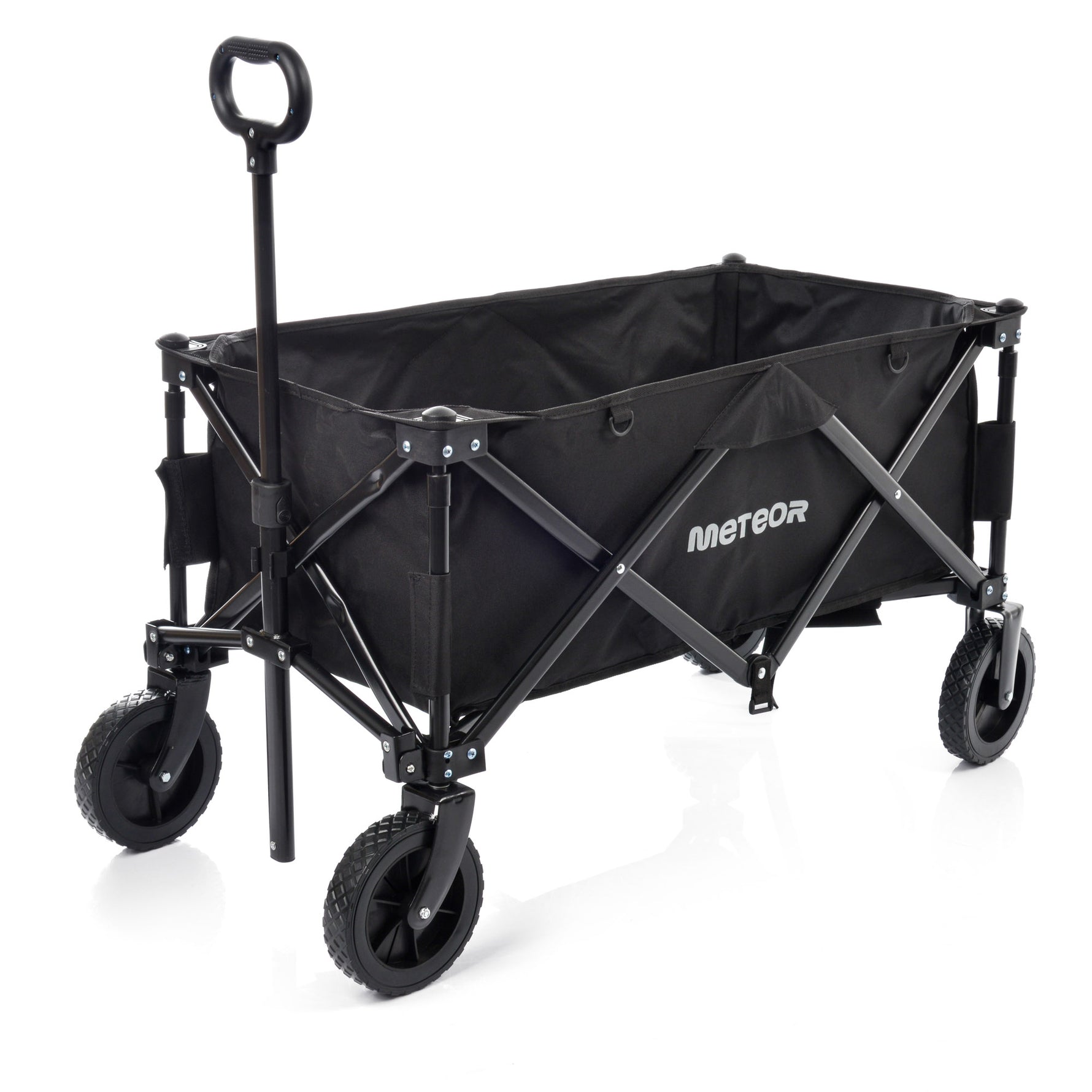 Meteor saliekamie ratiņi X-300 melni